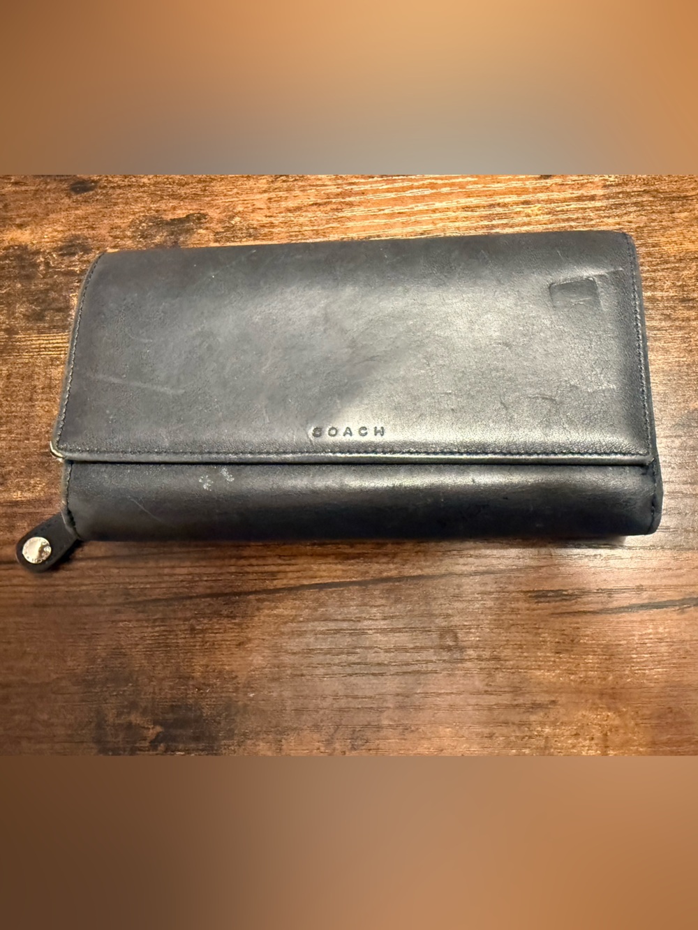 Coach Vintage Legacy trifold leather wallet